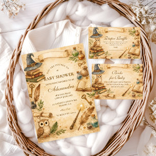 Serviette En Papier Baby Shower du Petit Magicien Livre de Sorts Magiq