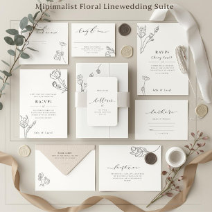Invitation Carton d'invitation de mariage en ligne artistique