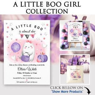 Halloween Baby Shower Girl Paper Teller