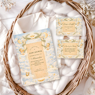 Carte D'accompagnement Colonnes Classiques Grecques Tirage Diapper