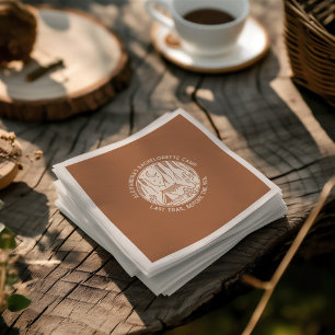 Retro Camp Bachelorette Ausflugswoche Einladung