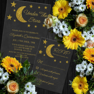 Invitation Sous Les Étoiles Quinceañera