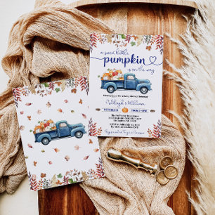 Little Pumpkin Boy Baby Shower Einladung