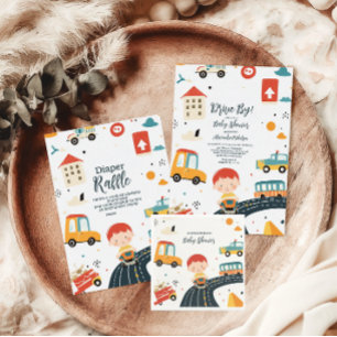 Niedliche Kinderdusche Pappteller