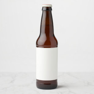 Gestaltbare Bierflaschen Etikett (10,1 cm x 9 cm)