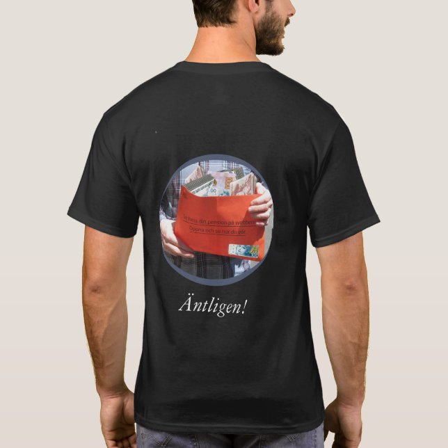 Svensk Pension - schwedische Pension T-Shirt (Rückseite)