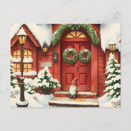 Svensk tomte. Jul kort Postkarte