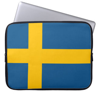Svenska flaggan laptopschutzhülle