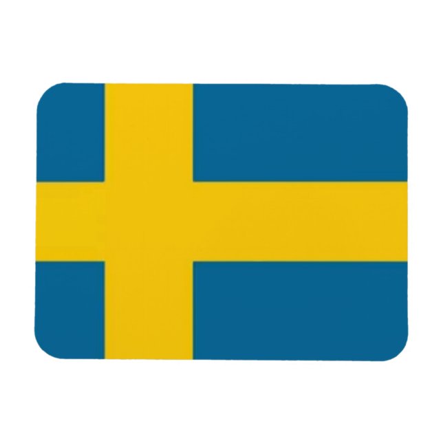 Svenska flaggan magnet (Horizontal)