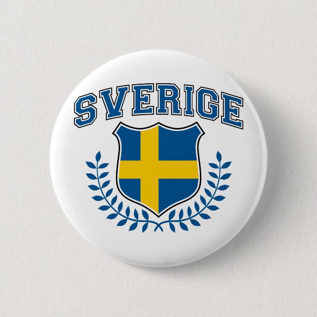 Sverige Button (Vorderseite)