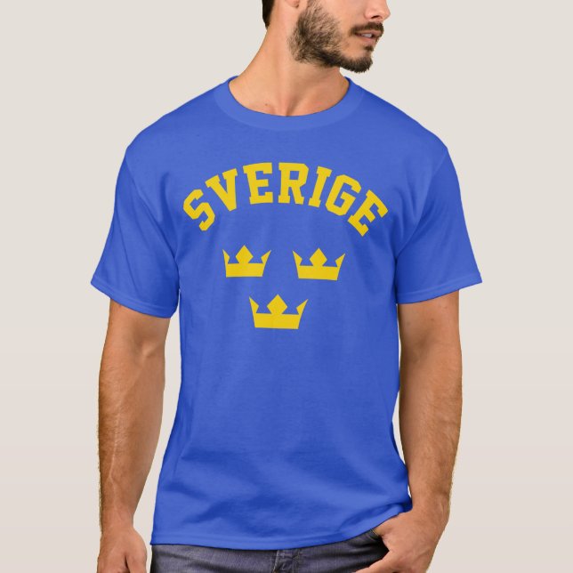 sverige tre Krona T-Shirt (Vorderseite)
