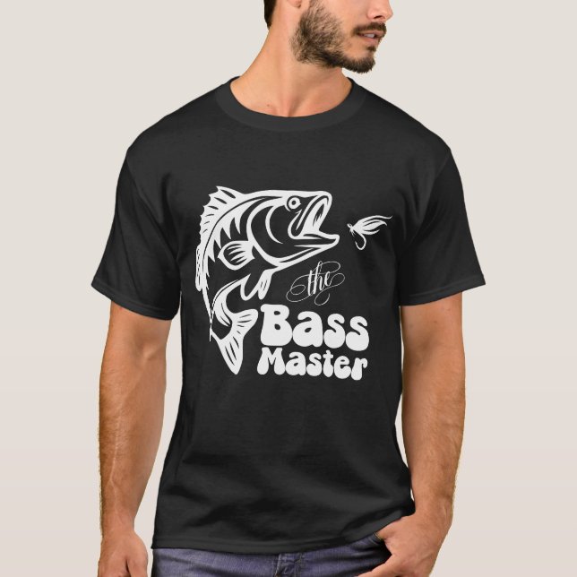 SVG Custom Bass Master fishing T-Shirt (Vorderseite)