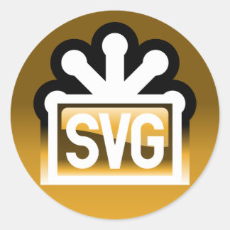 SVG Full Runder Aufkleber
