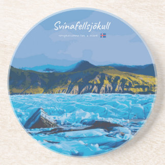 Svínafellsjökull, Iceland - Glacier View Getränkeuntersetzer