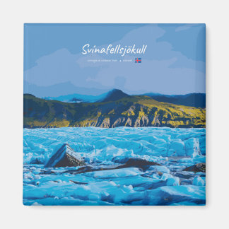 Svínafellsjökull, Iceland - Glacier View Magnet