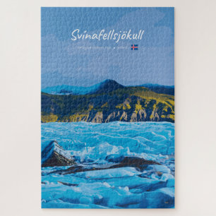 Svínafellsjökull, Island - Gletscherblick