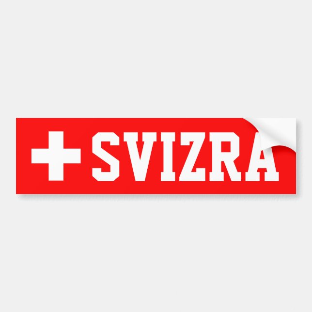 Svizra Autoaufkleber (Vorne)