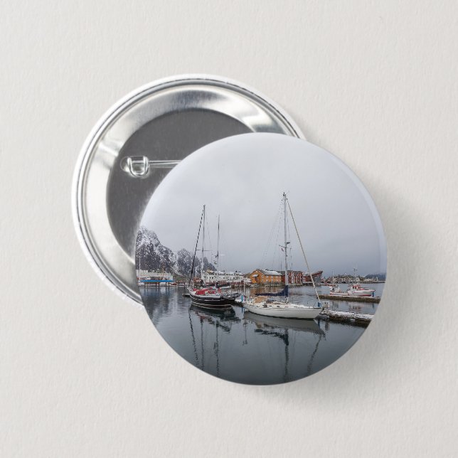 Svolvaer Lofoten Inseln Button (Vorne & Hinten)