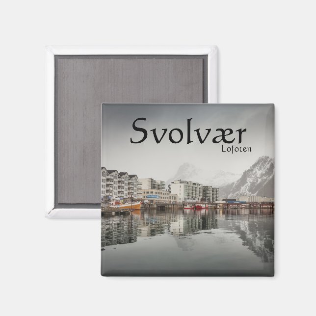 Svolvær Magnet (Vorderseite/Rückseite)