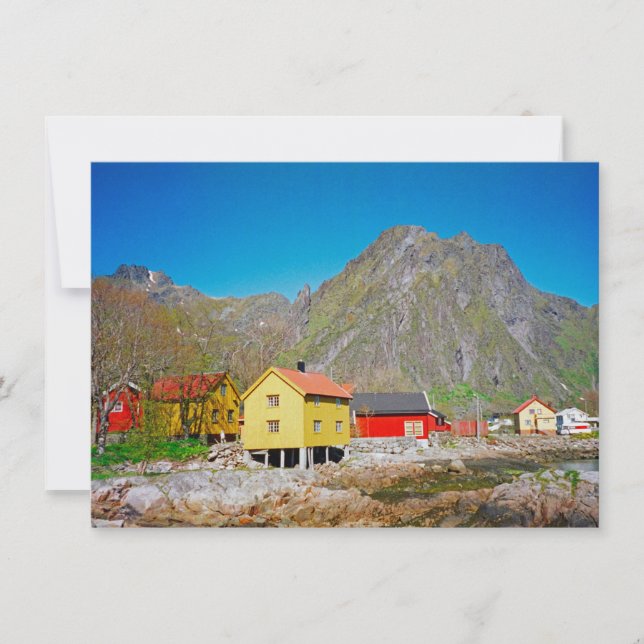Svolvaer, Norwegen-Karte (Vorderseite)