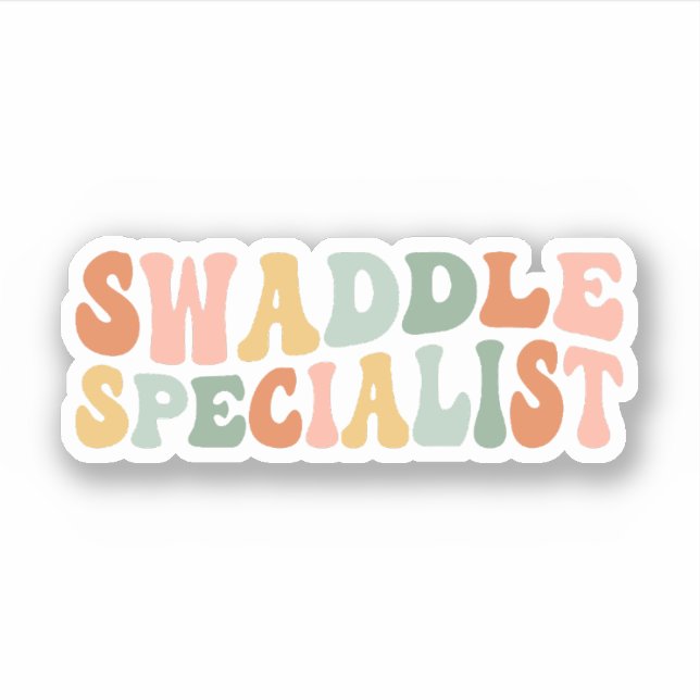Swaddle Specialist NICU Nurse, Neonatal Icu Nurse Aufkleber (Vorderseite)