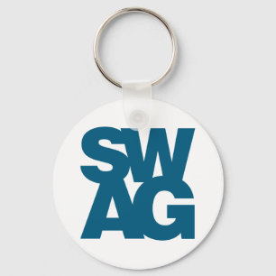 Swag - Blau Schlüsselanhänger