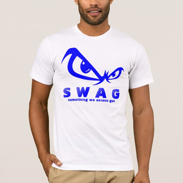 SWAG Blau T-Shirt (Vorderseite)