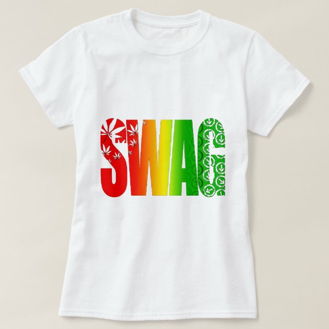 SWAG färbt T - Shirt (Design vorne)