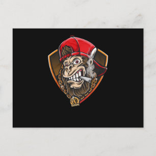 Swag Gorilla Postkarte