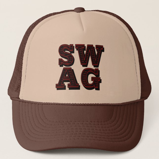 SWAG hat - Farbe wählen Truckerkappe (Vorderseite)