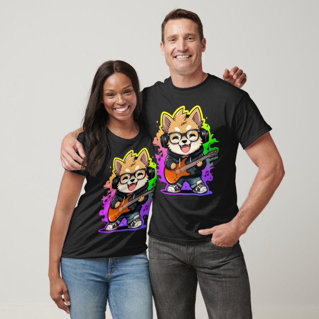 Swag Musical Shiba Inu T-Shirt (Unisex)