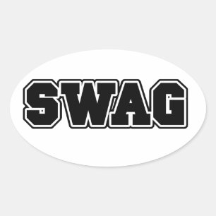 Swag Ovaler Aufkleber