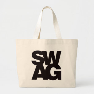 Swag - Schwarzes Jumbo Stoffbeutel