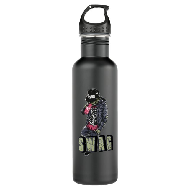 Swag Zombie Edelstahlflasche (Vorderseite)