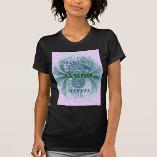 Swaga Jambo Hakuna Matata Kenya Giraffe Safari Wo T-Shirt