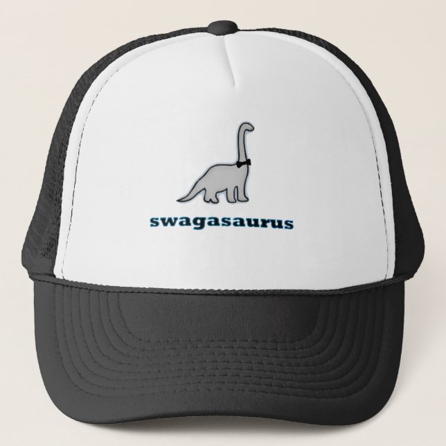 Swagasaurus Hut Truckerkappe (Vorderseite)
