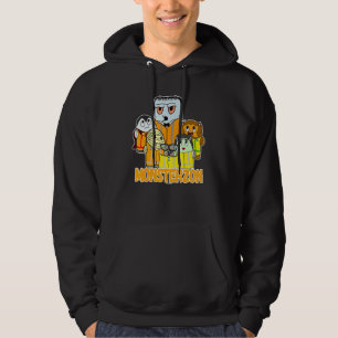 Swagazon Monsters Mummy Frankenstein Dracula Hoodie