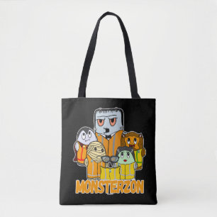 Swagazon Monsters Mummy Frankenstein Dracula Tasche