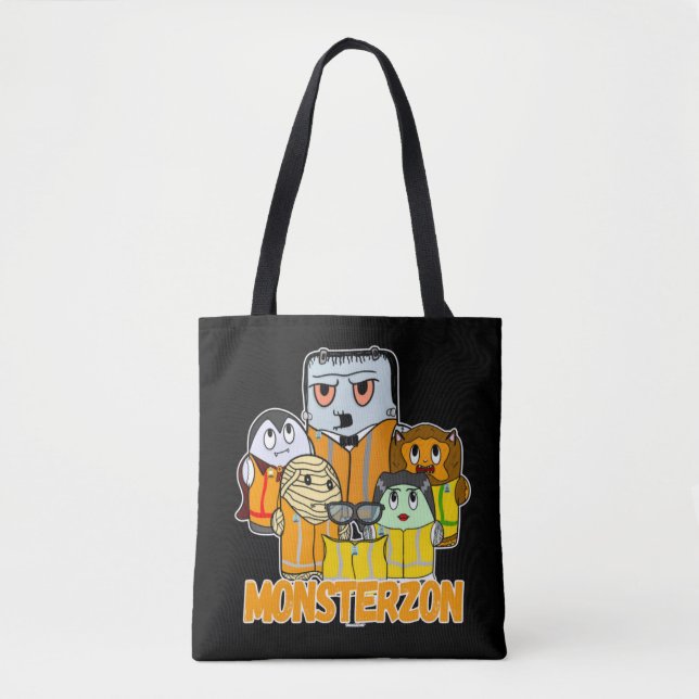 Swagazon Monsters Mummy Frankenstein Dracula Tasche (Vorderseite)