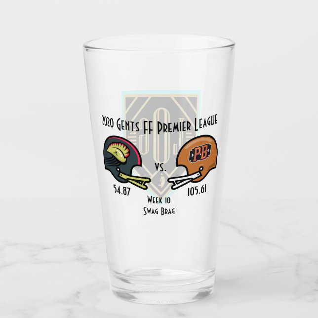 SwagBrag10 Cad / Peaky Pint Glass Glas (Vorderseite)