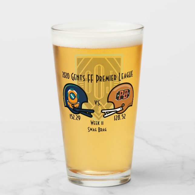 SwagBrag11 Nemo / Peaky Pint Glass Glas (Vorne (Gefüllt))