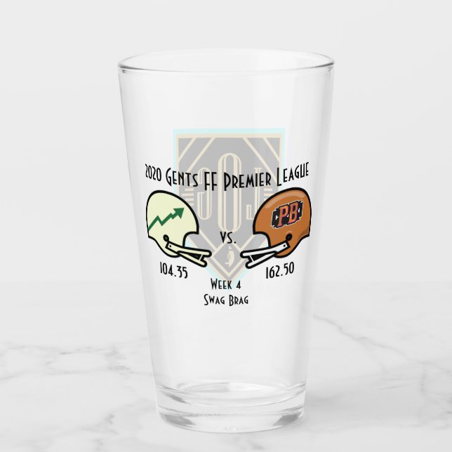 SwagBrag4 Younker / Peaky Pint Glass Glas (Vorderseite)