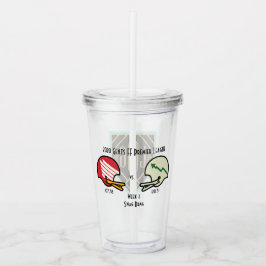 SwagBrag Younker vs. Shincracker Plastikpint Acryltrinkbecher