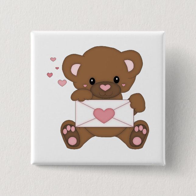 SWAK quadratisches Button (Vorderseite)