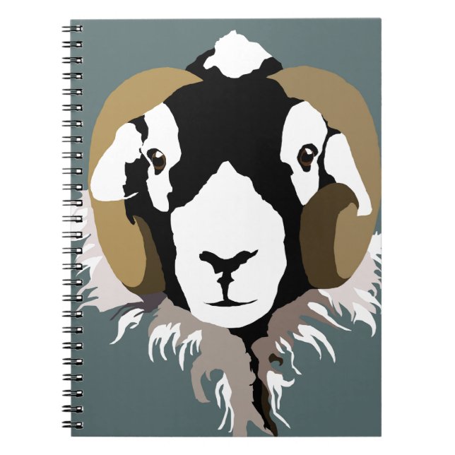 Swaledale Sheep Notizblock (Vorderseite)