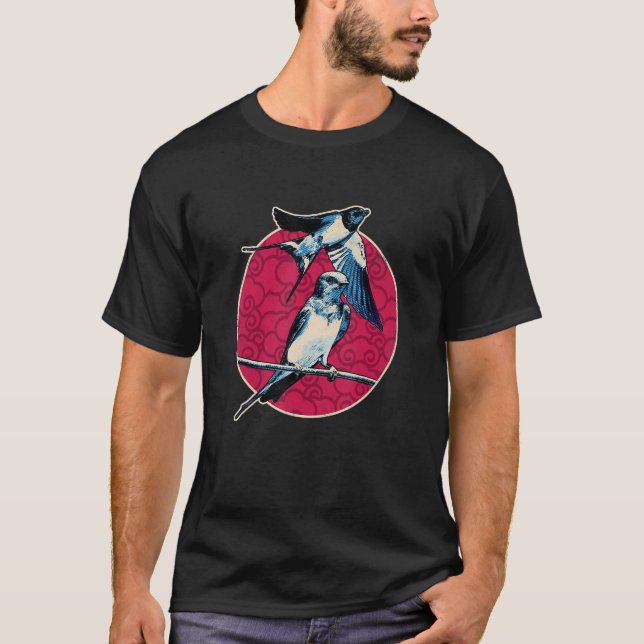 Swallow Birds Natural Swallow T-Shirt (Vorderseite)