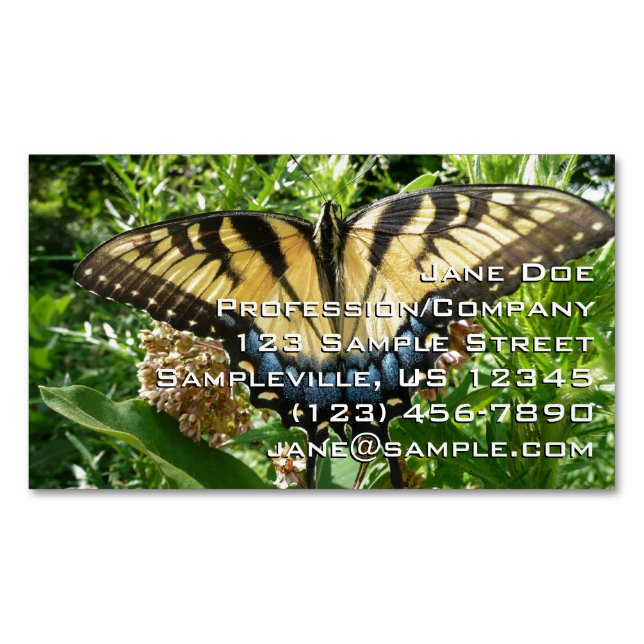 Swallowtail Butterfly II at Shenandoah Magnetische Visitenkarte (Vorderseite)