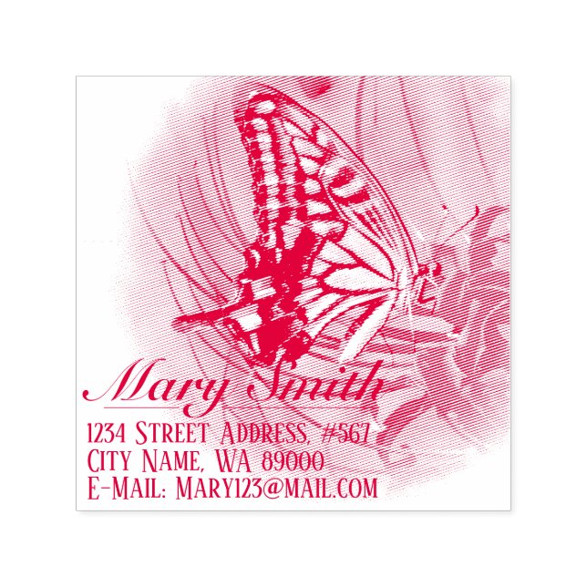 Swallowtail Permastempel (Design)