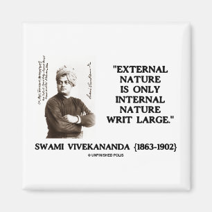 Swami Vivekananda externe Natur-interne Natur Magnet