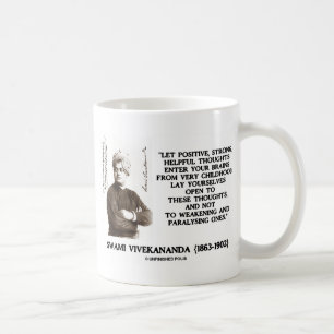 Swami Vivekananda Positive starke hilfreiche Gedan Kaffeetasse